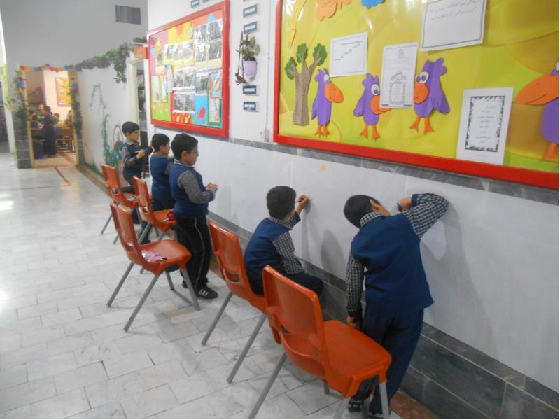 نقاشی دیواری پایه اول و دوم